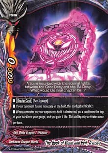 The Book of Good and Evil, Avesta - Evolution & Mutation - Future Card BuddyFight card