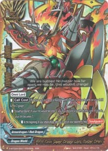 Fifth Omni Super Dragon Lord, Kaizer Drum - Evolution & Mutation - Future Card BuddyFight card
