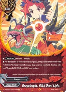 Dragobright, Fifth Omni Light - Evolution & Mutation - Future Card BuddyFight card