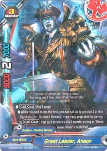 Great Leader, Anson - Evolution & Mutation - Future Card BuddyFight card