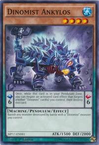 Dinomist Ankylos - 2017 Mega-Tins Mega Pack - YuGiOh card