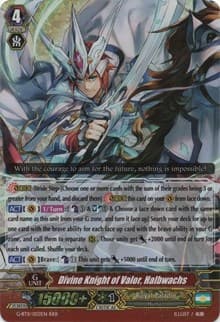 Divine Knight of Valor, Halbwachs - G-BT11: Demonic Advent - Cardfight Vanguard card