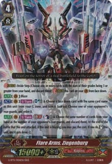Flare Arms, Ziegenburg - G-BT11: Demonic Advent - Cardfight Vanguard card
