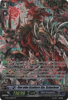 One Who Scatters Sin, Scharhrot (SP) - G-BT11: Demonic Advent - Cardfight Vanguard card