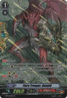 Flare Trooper, Dumjid (SP) - G-BT11: Demonic Advent - Cardfight Vanguard card