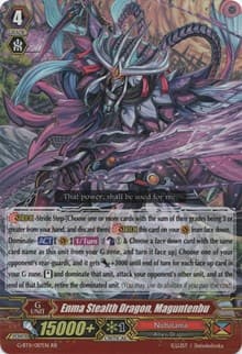 Enma Stealth Dragon, Maguntenbu - G-BT11: Demonic Advent - Cardfight Vanguard card