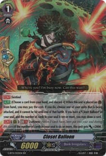 Closet Balloon - G-BT11: Demonic Advent - Cardfight Vanguard card