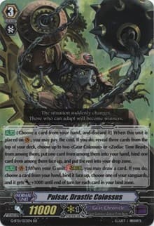 Pulsar, Drastic Colossus - G-BT11: Demonic Advent - Cardfight Vanguard card