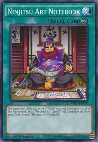 Ninjitsu Art Notebook - 2017 Mega-Tins Mega Pack - YuGiOh card
