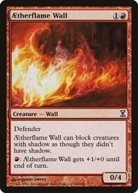 Aetherflame Wall - Time Spiral - Magic: The Gathering card