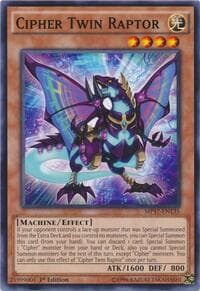 Cipher Twin Raptor - 2017 Mega-Tins Mega Pack - YuGiOh card