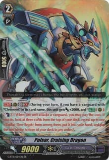 Pulsar, Cruising Dragon - G-BT11: Demonic Advent - Cardfight Vanguard card