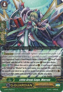 Little Great Sage, Marron - G-BT11: Demonic Advent - Cardfight Vanguard card