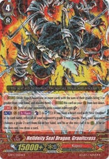 Helldeity Seal Dragon, Granitcross - G-BT11: Demonic Advent - Cardfight Vanguard card