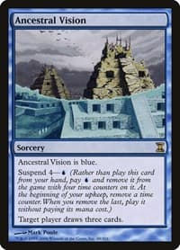 Ancestral Vision - Time Spiral - Magic: The Gathering card