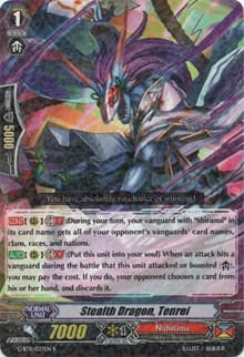 Stealth Dragon, Tenrei - G-BT11: Demonic Advent - Cardfight Vanguard card