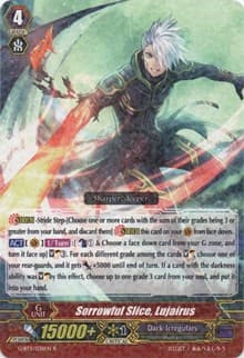 Sorrowful Slice, Lujairus - G-BT11: Demonic Advent - Cardfight Vanguard card