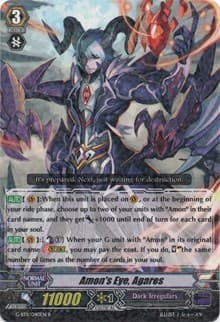 Amon's Eye, Agares - G-BT11: Demonic Advent - Cardfight Vanguard card