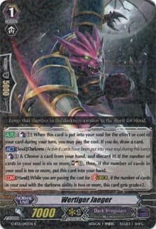 Wertiger Jaeger - G-BT11: Demonic Advent - Cardfight Vanguard card