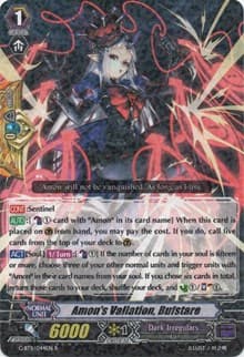 Amon's Vallation, Bufstare - G-BT11: Demonic Advent - Cardfight Vanguard card