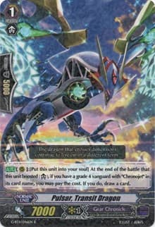 Pulsar, Transit Dragon - G-BT11: Demonic Advent - Cardfight Vanguard card