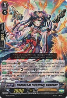 Goddess of Transitory, Awanami - G-BT11: Demonic Advent - Cardfight Vanguard card