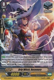 Drip Witch, Rosemary - G-BT11: Demonic Advent - Cardfight Vanguard card
