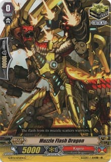 Muzzle Flash Dragon - G-BT11: Demonic Advent - Cardfight Vanguard card