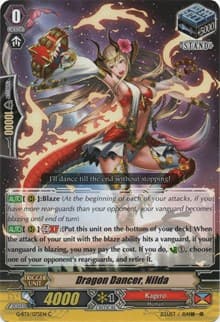 Dragon Dancer, Nilda - G-BT11: Demonic Advent - Cardfight Vanguard card