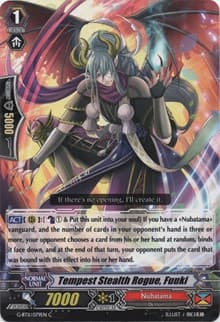 Tempest Stealth Rogue, Fuuki - G-BT11: Demonic Advent - Cardfight Vanguard card
