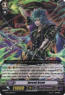 Spread Arson - G-BT11: Demonic Advent - Cardfight Vanguard card