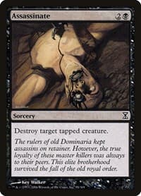 Assassinate - Time Spiral - Magic: The Gathering card