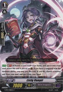 Listig Vampir - G-BT11: Demonic Advent - Cardfight Vanguard card