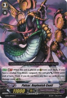 Pulsar, Replenish Coatl - G-BT11: Demonic Advent - Cardfight Vanguard card