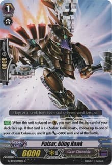 Pulsar, Bling Hawk - G-BT11: Demonic Advent - Cardfight Vanguard card