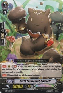 Earth Elemental, Connell - G-BT11: Demonic Advent - Cardfight Vanguard card