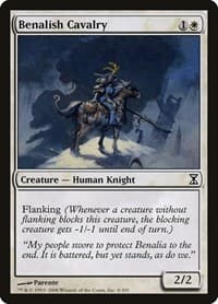 Benalish Cavalry - Time Spiral - Magic: The Gathering card
