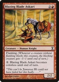 Blazing Blade Askari - Time Spiral - Magic: The Gathering card