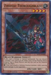 Zoodiac Thoroughblade - 2017 Mega-Tins Mega Pack - YuGiOh card