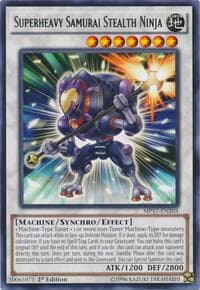 Superheavy Samurai Stealth Ninja - 2017 Mega-Tins Mega Pack - YuGiOh card