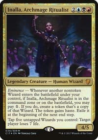 Inalla, Archmage Ritualist (Commander 2017) - Oversize Cards - Magic: The Gathering card