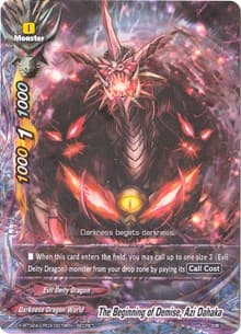 The Beginning of Demise, Azi Dahaka (Secret) - Evolution & Mutation - Future Card BuddyFight card