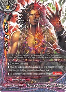 Source of Demonic Dragon, Zahhak - Evolution & Mutation - Future Card BuddyFight card