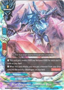 Star Dragoner, Luminous Blue - Evolution & Mutation - Future Card BuddyFight card