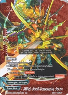 Fifth Omni Successor, Drum - Evolution & Mutation - Future Card BuddyFight card
