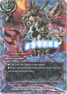 Purgatory Knights, Forever - Evolution & Mutation - Future Card BuddyFight card