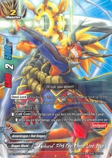 "Awakened" Fifth Omni Dragon Lord, Drum - Evolution & Mutation - Future Card BuddyFight card
