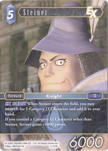 Steiner EX - 3-137R - Deck Exclusive Cards - Final Fantasy TCG card
