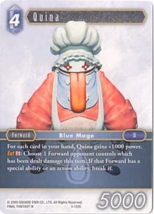 Quina - Opus III - Final Fantasy TCG card