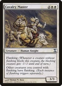 Cavalry Master - Time Spiral - Magic: The Gathering card